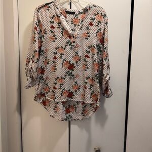 Floral Print Women's Top